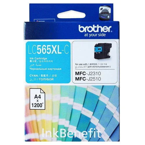 Brother LC 565XL Ink Cartridge Cyan - eBuy UAE